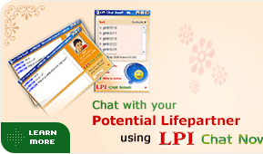 Chat with your potential lifepartner using LPI Chat Now!! - Lifepartner.in - Indian Matrimonial Site